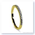 Mark Silverstein Imagines Thin 18K Yellow Gold Half Diamond Eternity Band