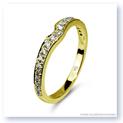 Mark Silverstein Imagines Notched 18K Yellow Gold Wedding Band