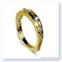 Mark Silverstein Imagines Polished 18K Yellow Gold Euro Style Diamond Wedding Band