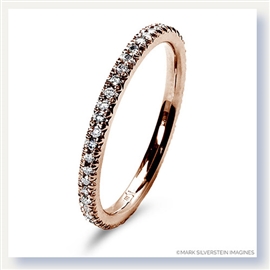 Mark Silverstein Imagines 18K Rose Gold Micro Pav&#233; Set Diamond Eternity Band