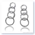 Mark Silverstein Imagines 18K White Gold Journey Inspired Open Circle Earrings