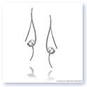 Mark Silverstein Imagines 18K White Gold Clef Diamond and Fresh Water Pearl Earrings