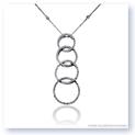 Mark Silverstein Imagines 18K White Gold Journey Inspired Open Circle Pendant