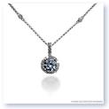 Mark Silverstein Imagines 18K White Gold 8mm Diamond Halo Pendant