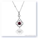 Mark Silverstein Imagines 18K White Gold Diamond and Rubellite Tourmaline