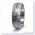 Mark Silverstein Imagines Sterling Silver Basketball Themed Men&#39;s Wedding Band