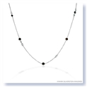 Mark Silverstein Imagines 18K White Gold and Platinum Fancy Colored and White Rose Cut Diamond Necklace