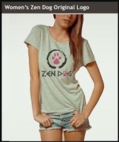 WOMEN'S ZEN DOG ORIGINAL LOGO *FITTED*