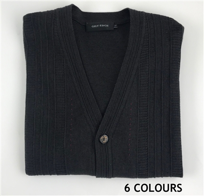 01-9192 GILT EDGE Wool Acrylic Cardigan