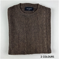 GILT EDGE Wool Acrylic Crew Neck