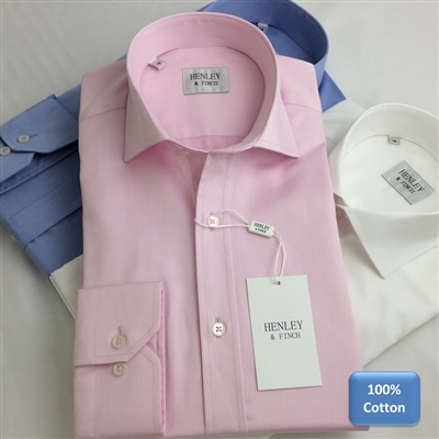 02-9164 Henley & Finch Cotton Formal Shirt