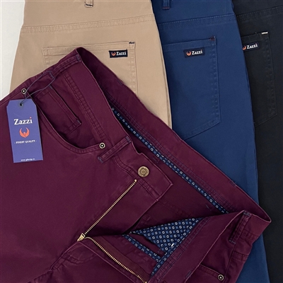 09-9502 Zazzi 5 Pocket Cotton Chinos