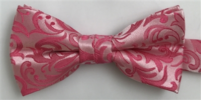 1998 Coral Floral Wedding Boy's Bow