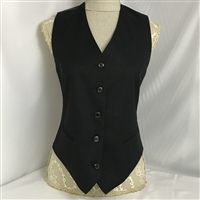 ZAZZI Lady's Black Waistcoat