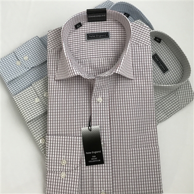 PE3461 Peter England Tonal Check Shirt