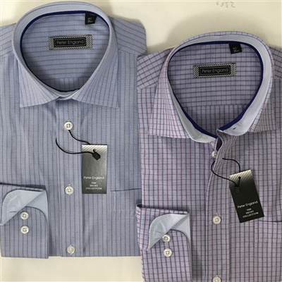 PE4444 Peter England Check Formal Shirt