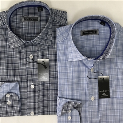 PE4445 Peter England Check Formal Shirt