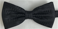 Silk black tone on tone bow