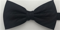 Silk black tone on tone bow