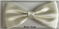 Silk bow in solid colour