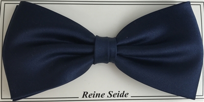 Silk bow in solid colour