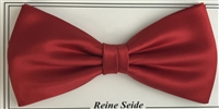 Silk bow in solid colour