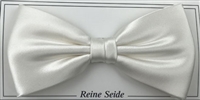 Silk bow in solid colour