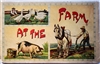 At The Farm - Saafield movable book - rare embossed punch-out stand-up - 1897