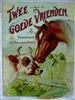 D. Bolle - Dutch Movable Book c. 1913 TWEE GOEDE VRIENDEN Prentenboek - complete