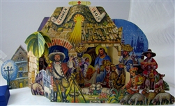 Kubasta Nativity - 1972 -Loretansky Betlem pop-up