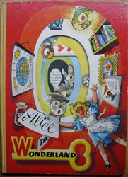 Kubasta Panascopic pop-up book Alice In Wonderland