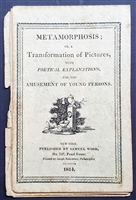 Antique harlequinade or Turn-up book: Metamorphosis; or a Transformation of Pictures, with Poetical Explanations, for the Amusement of Young Persons 1814