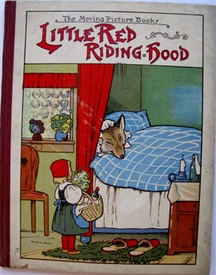Antique movable book  Little Red Riding Hood - The Moving Picture Books