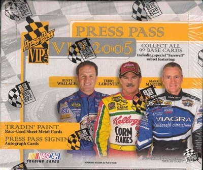 Pick a Pack 2005 Press Pass Vip Racing