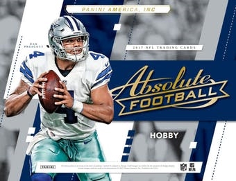 2017 Absolute Football Case Break FILLER #10 (1 Team)