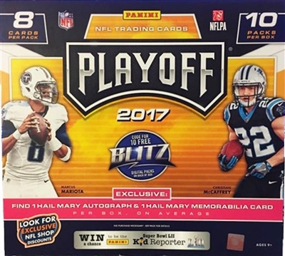 PICK A PACK 2017 Playoff Football MEGA Box