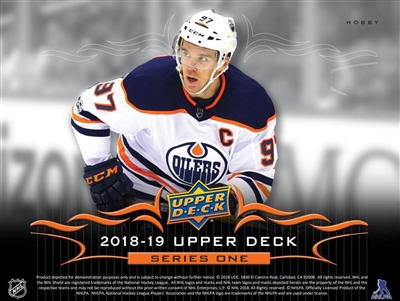 PICK A PACK 2018-19 Upper Deck Hockey Series 1