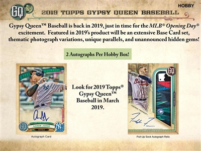 PICK A PACK 2019 Gypsy Queen Baseball