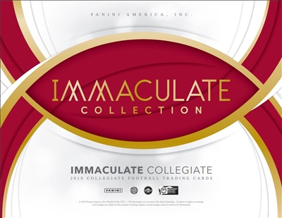 2019 Immaculate College Serial Numbered Case #7 (1 Spot) Old School Style