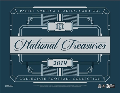 2019 National Treasures College Serial Numbered Case #1 (1 Spot) OS Style