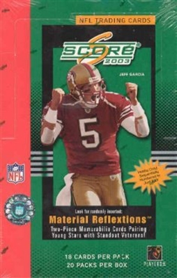 PAP 2003 Score Football #1 SUPER SALE