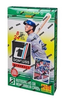 PAP 2018 Donruss Baseball #3