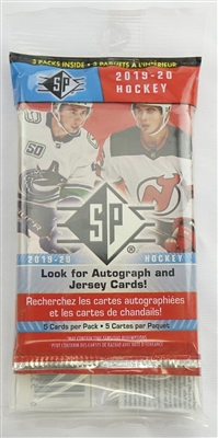 PAP 2019-20 Upper Deck SP Hockey Hanger Pack #1