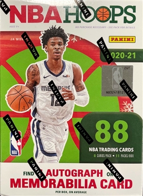 PAP 2020-21 Hoops HOLIDAY Blaster Box Pack #16