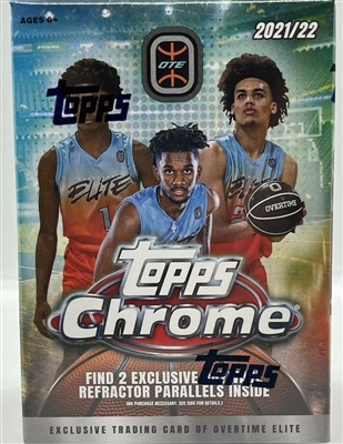 PAP 2021-22  Topps Chrome Overtime Basketball Blaster Pack #3