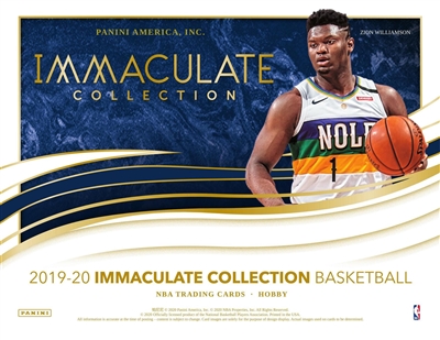 2019-20 Immaculate One Box Serial Number Break #3 (1 Spot)