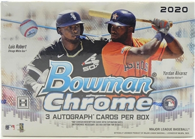 2020 Bowman Chrome HTA Case Break #1 (1 team) Last 4 DPP (Rerank teams for Chrome!)