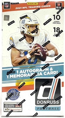 2021 Donruss Football Hobby Box DOTD #5 (2 Teams)