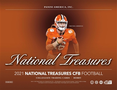 2021 National Treasures College Football Case Break #3 (1 Team) Last 4 DPP
