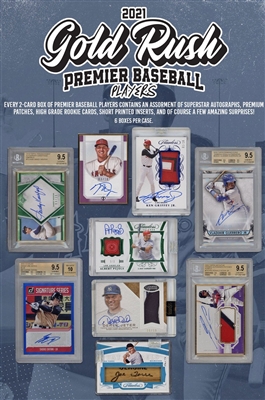 2021 Gold Rush Premier Players Baseball Case Break #1 (1 Team) No Draft